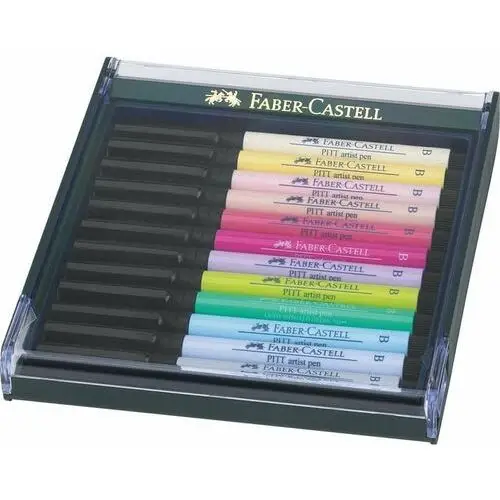 Pisaki artystyczne, Pitt Artist pen brush, 12 kolorów