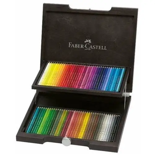 Faber-castell Polychromos kredki zestaw 72 kolorów kaseta drewniana 110072 fc