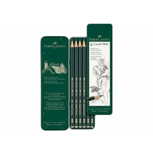 Faber-Castell, Zestaw ołówków, 6 sztuk