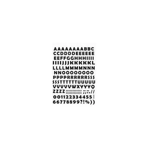 Naklejki papierowe abc alfabet Fandy