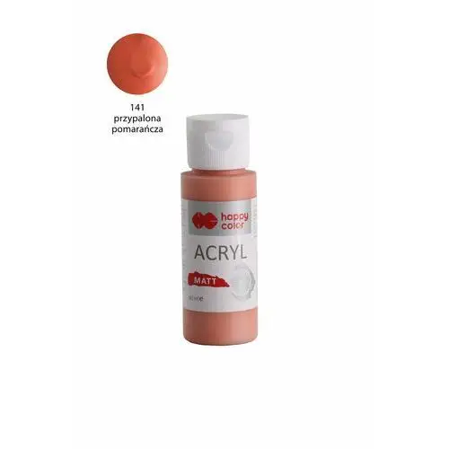 Farba akrylowa MATT - przypalona pomarańcza 60 ml (0060-141)