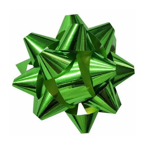 Rozetka zielona kokarda do prezentów 5,5cm 2mm Fastima marcin wajda
