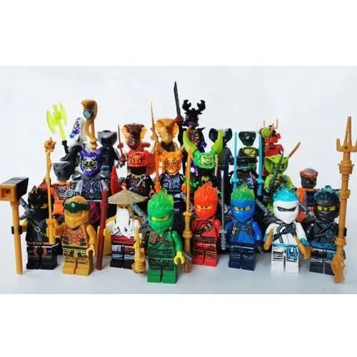 Figurki 24szt ninja N1 naklejki lego ninjago