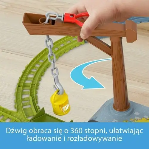 Kolejka Tomek i Przyjaciele Zestaw Dostawa Farby Fisher Price 5