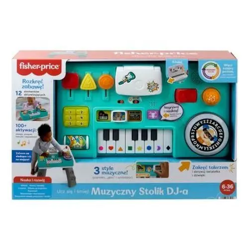 Fisher Price Muzyczny stolik D J-a