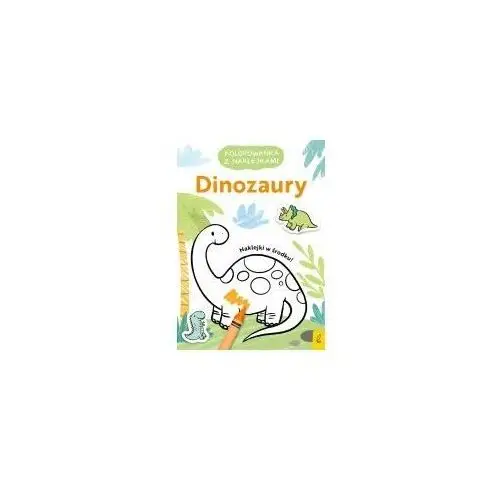 Foksal Kolorowanka z naklejkami. dinozaury
