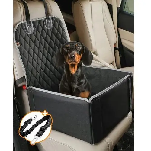 Fotelik samochodowy dla psa hydrofobowy czarny Toozey 45 x 45 x 25 cm