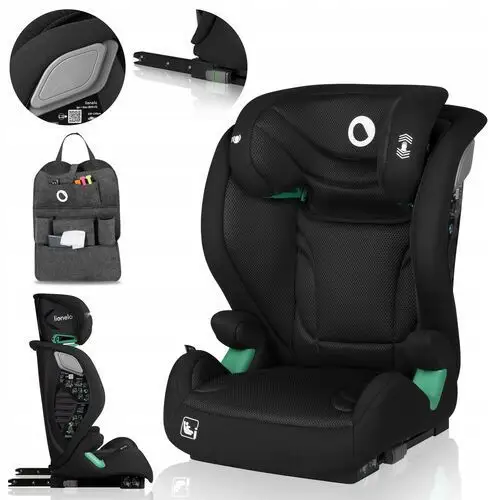 Fotelik samochodowy isofix 100-150cm Szerokie Siedzisko Lionelo Igo