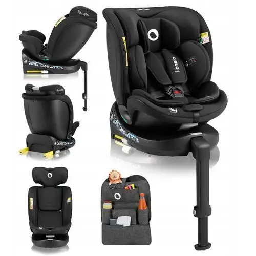 Fotelik samochodowy Obrotowy baza 360° Isofix 40-150cm Lionelo Navy i-Size