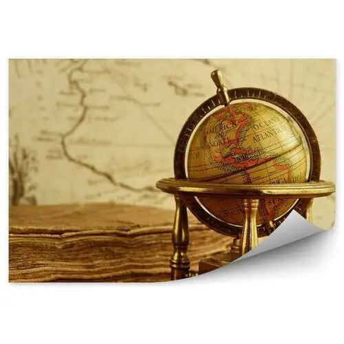 Mapa globus książka Okleina ścienna Mapa globus książka 250x250cm MagicStick
