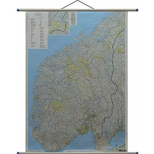 Freytag&Berndt, mapa ścienna Norwegia, 1:600 000