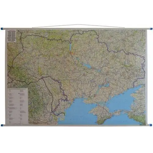 Freytag&Berndt, mapa ścienna samochodowa Ukraina Mołdawia, 1:1 000 000