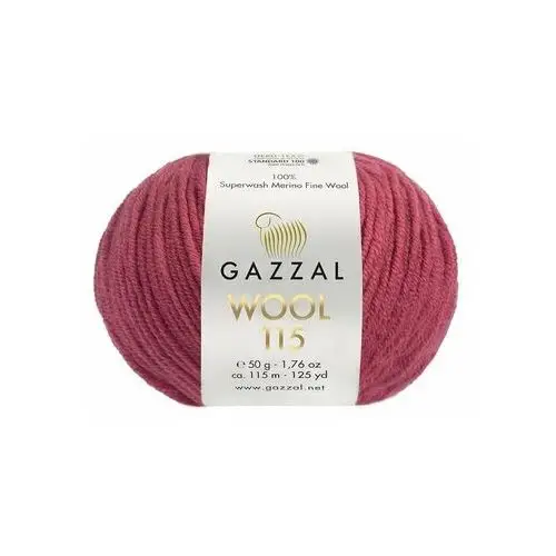 Włóczka 100% wełna GAZZAl WOOL 115 - 3323