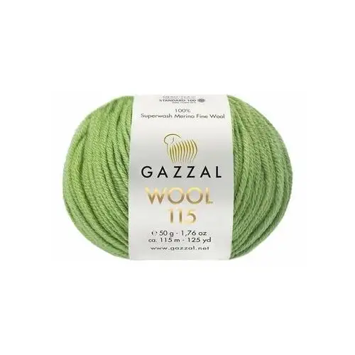 Włóczka 100% wełna wool 115 - 3326 Gazzal