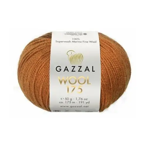 Gazzal Włóczka wool 175 50g/175m 100% merino 315