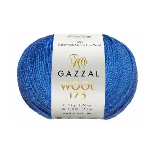 Włóczka wool 175 50g/175m 100% merino 325 Gazzal