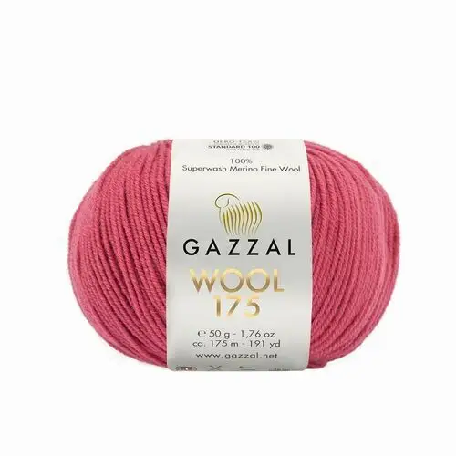 Włóczka GAZZAL WOOL 175 50g/175m 100% merino 331