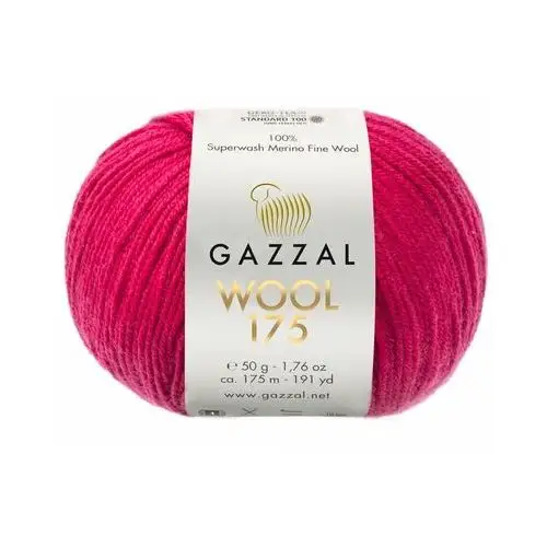 Włóczka GAZZAL WOOL 175 50g/175m 100% merino 333