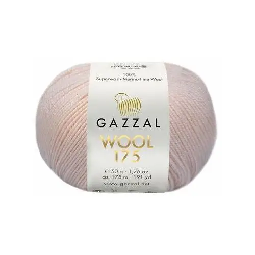 Gazzal Włóczka wool 175 50g/175m 100% merino 341