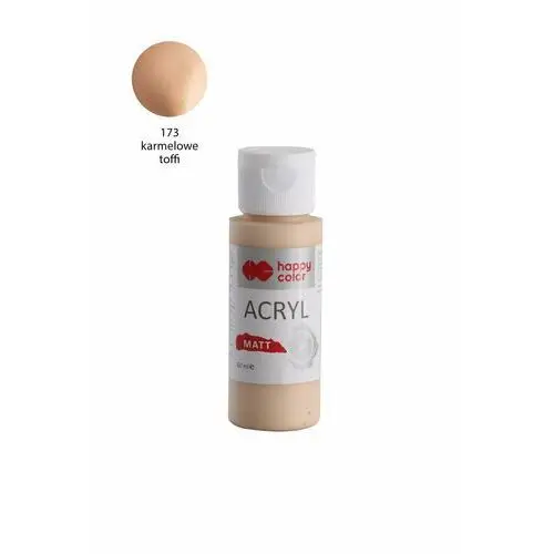 Gdd grupa dystrybucyjna daccar Farba akrylowa matt - karmelowe tofii 60 ml (0060-173)