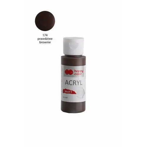 Gdd grupa dystrybucyjna daccar Farba akrylowa matt - prawdziwe brownie 60 ml (0060-174)