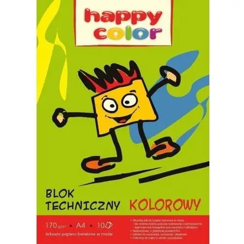 Gdd grupa dystrybucyjna daccar Happy color, bok techniczny kolorowy, format a4, 10 arkuszy