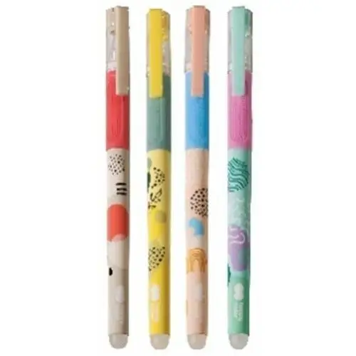 Gdd grupa dystrybucyjna daccar Happy color, długopis wymazywalny aura, 0,5 mm, niebieski, gumowy uchwyt