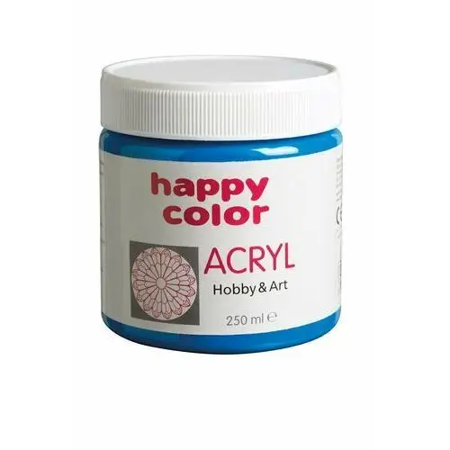 Gdd grupa dystrybucyjna daccar Happy color, farba akrylowa, niebieska, 250 ml