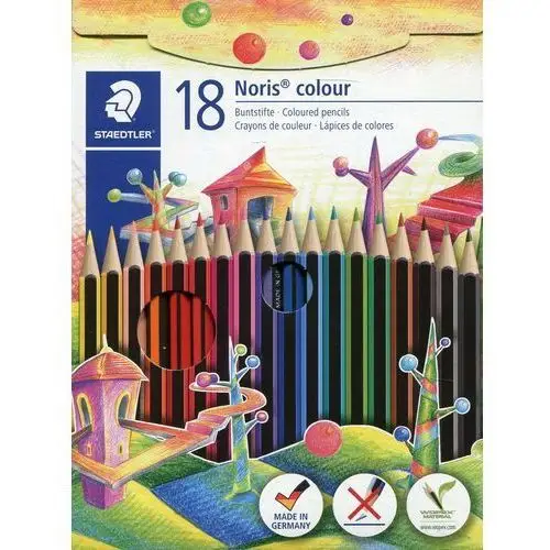 Gdd grupa dystrybucyjna daccar Kredki ołówkowe, noris colour, 18 kolorów