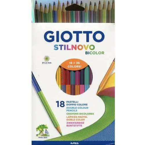 Kredki dwustronne, Giotto, 36 kolorów