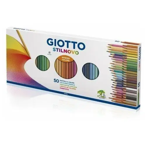 Giotto Kredki ołówkowe, stilnovo, 50 kolorów