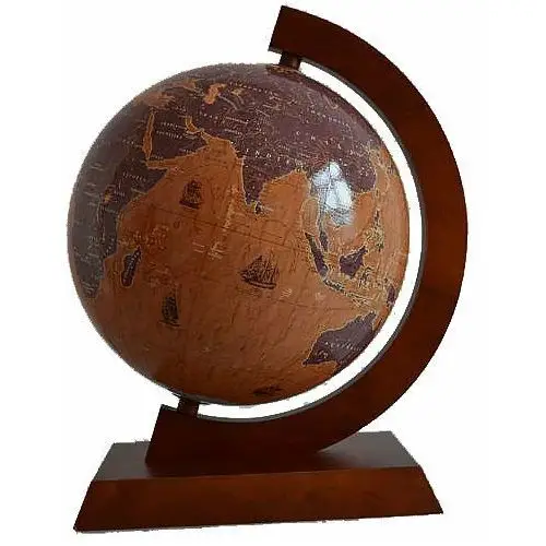 Globus stylizowany - żaglowce, kula 32 cm, Zachem