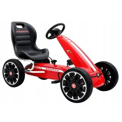 Gokart Abarth na pedały Duże miekkie koła