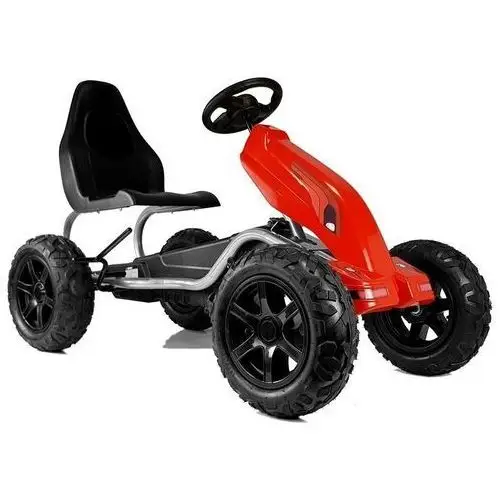 Gokart na Pedały B012 Pompowane Koła Czerwony