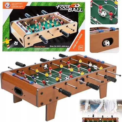Gra drewniana piłkarzyki stołowe z rączkami stół do gry zręcznościowa