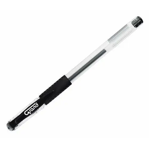 Grand, długopis żelowy GR-101, czarny, kolor czarny