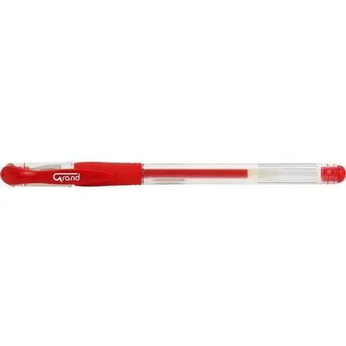 Grand, długopis żelowy GR-101, czerwony, kolor czerwony