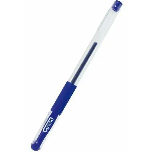 Grand, długopis żelowy gr-101, niebieski, kolor niebieski