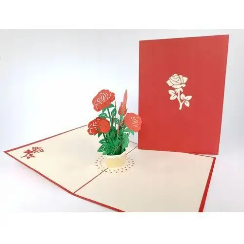 Bukiet róż miłośc rocznica okolicznościowa kartka Grandgift