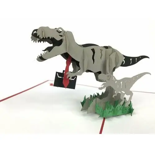 Karnet na Dzień Ojca 3D, Dinozaur Trex Tata