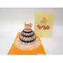 Karnet okolicznościowy 3d, niezwykły tort urodzinowy Grandgift Sklep