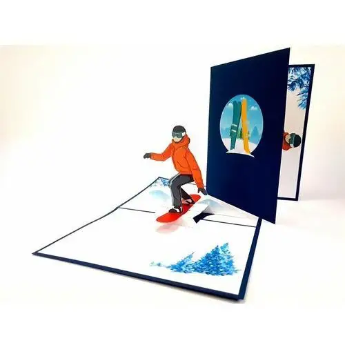 Kartka okolicznościowa, Snowboard Pamiątka z Feri, 1 sztuka