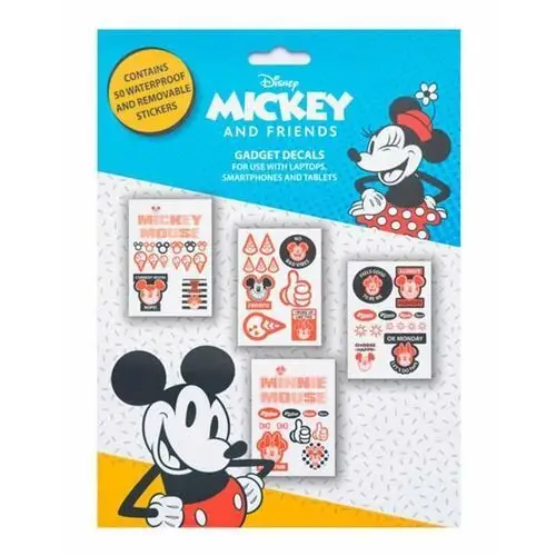 Grupo erik Disney mickey i minnie - naklejki na laptopa 17,3x23,7 cm