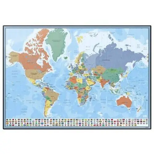 Mapa Świata - podkładka na biurko