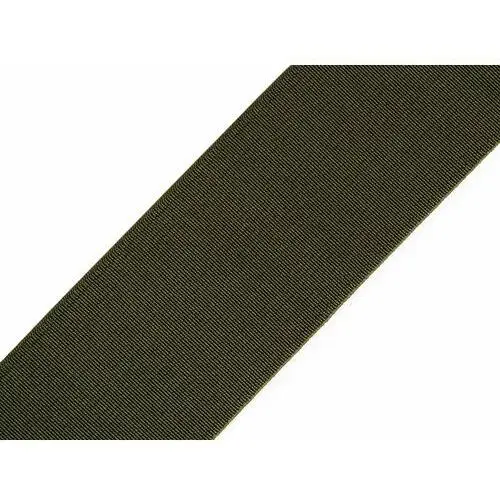 Guma płaska kolor 50 mm (1 mb) 7803 Leśny Zielony