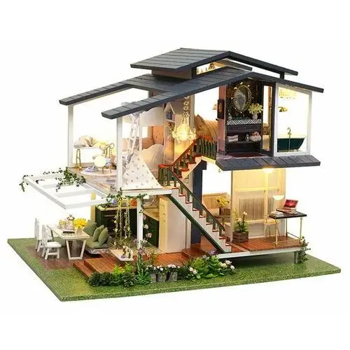 Habarri Miniaturowy domek - słoneczna willa