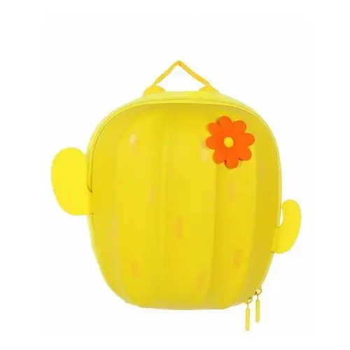 Plecak dla przedszkolaka dziewczynki i chłopca HABARRI żółty kaktus, kolor żółty