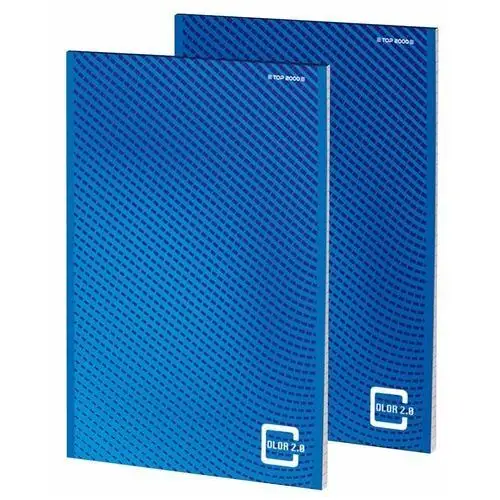 Blok notatnikowy, a5, top2000 color 20, 50 kartek, kratka, niebieski Hamelin