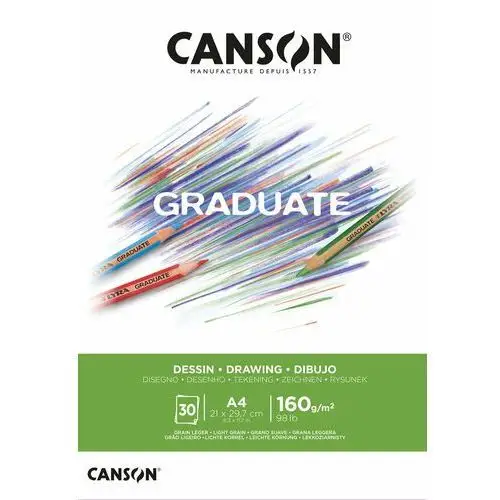 Blok rysunkowy canson graduate a3 160g Hamelin