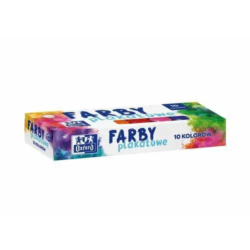 Farby Plakatowe 20Ml Oxford 10 Kolorów